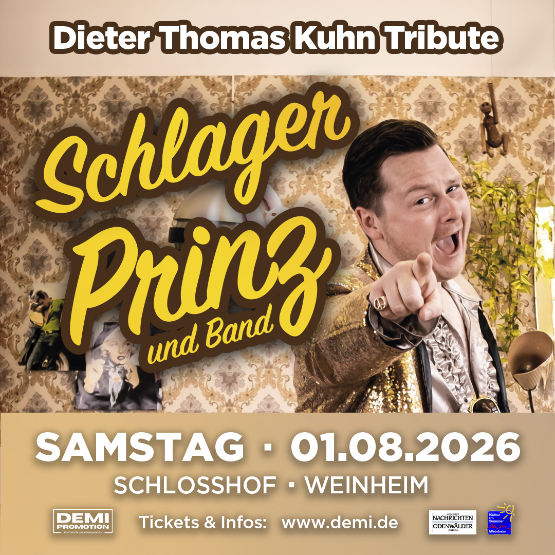 Mehr über den Artikel erfahren Schlagerprinz und Band – Dieter Thomas Kuhn Tribute
